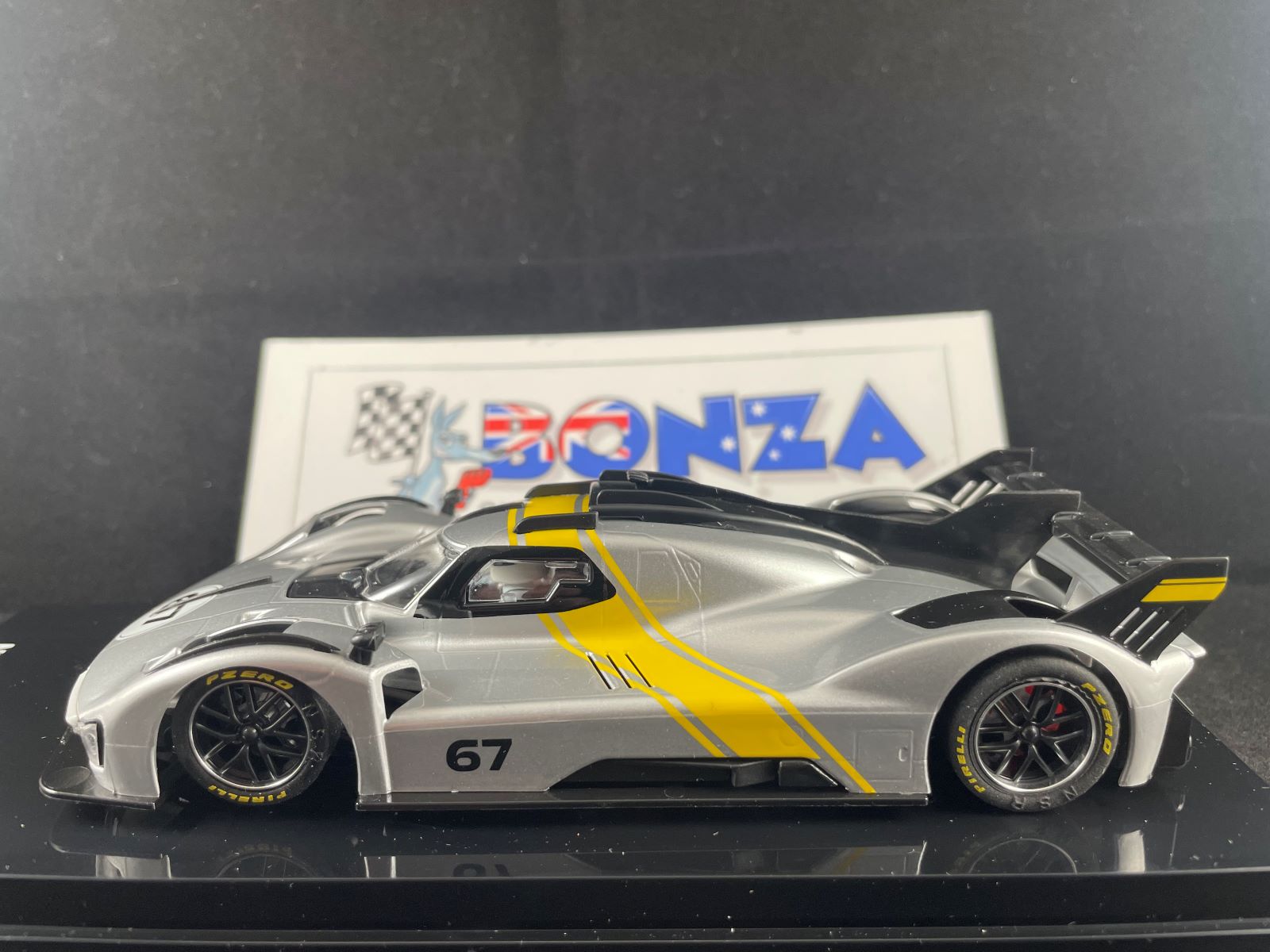 0626SW NSR HYPERCAR SILVER #67 1:32 SLOT CAR - Bonza Slot Cars and
