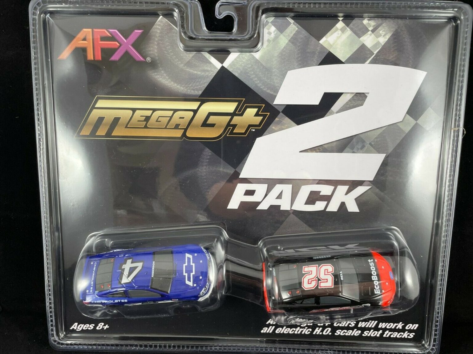 22041 AFX MEGA G PLUS STOCKER TWIN PACK TOMY AURORA Bonza Slot Cars