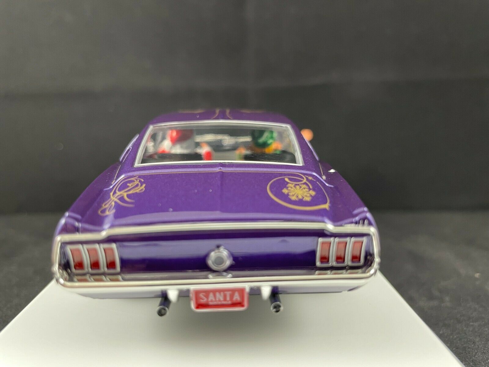 Pioneer 2018 "Santa's Stang" Purple 1968 Ford Mustang 390 GT 1/32 Slot Car P073 