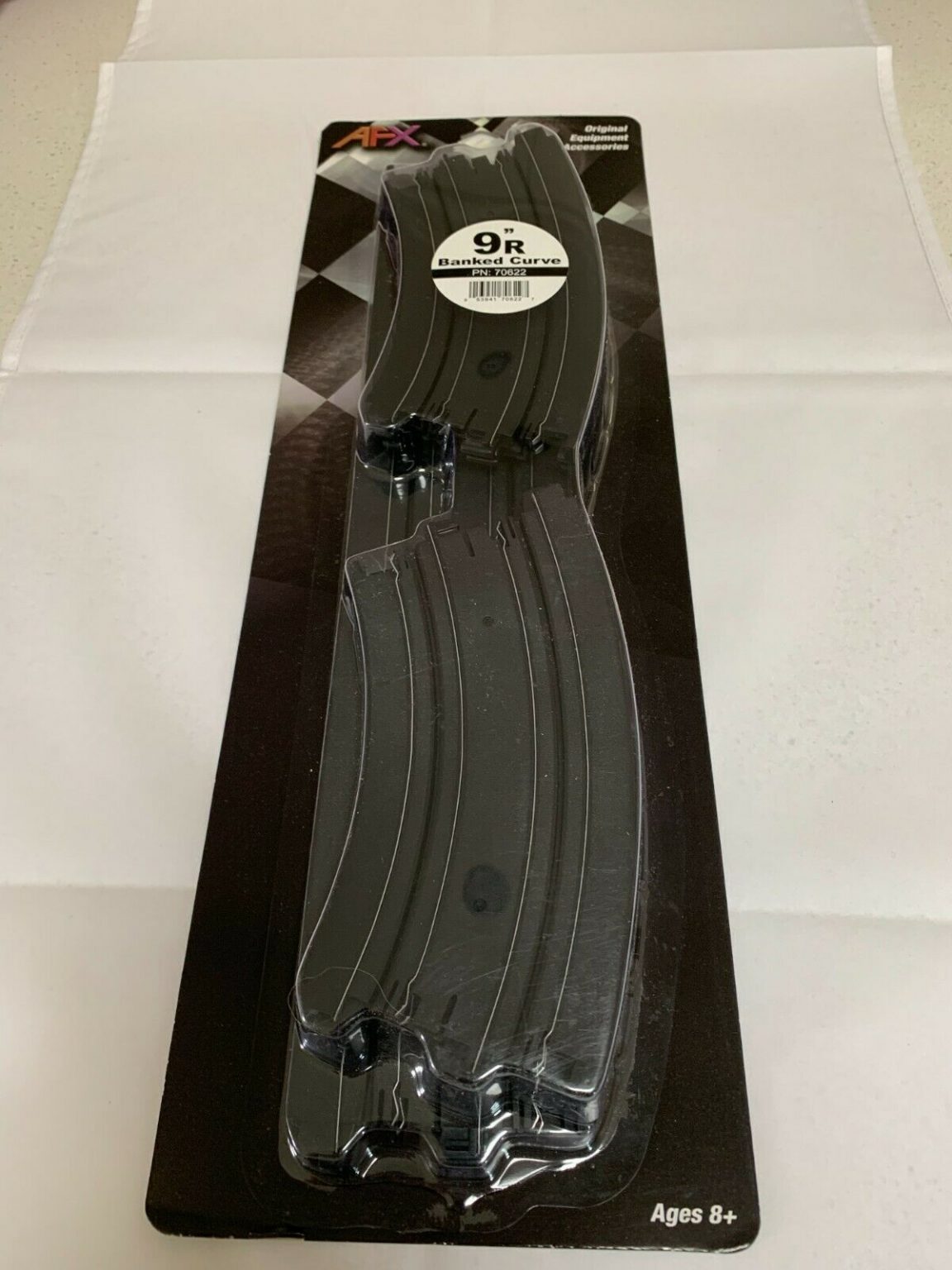 2x Chicanes Gauches Aurora AFX Tomy Pour Circuit Slot Car HO - Neuf En Vrac - Compatible Voie De Course