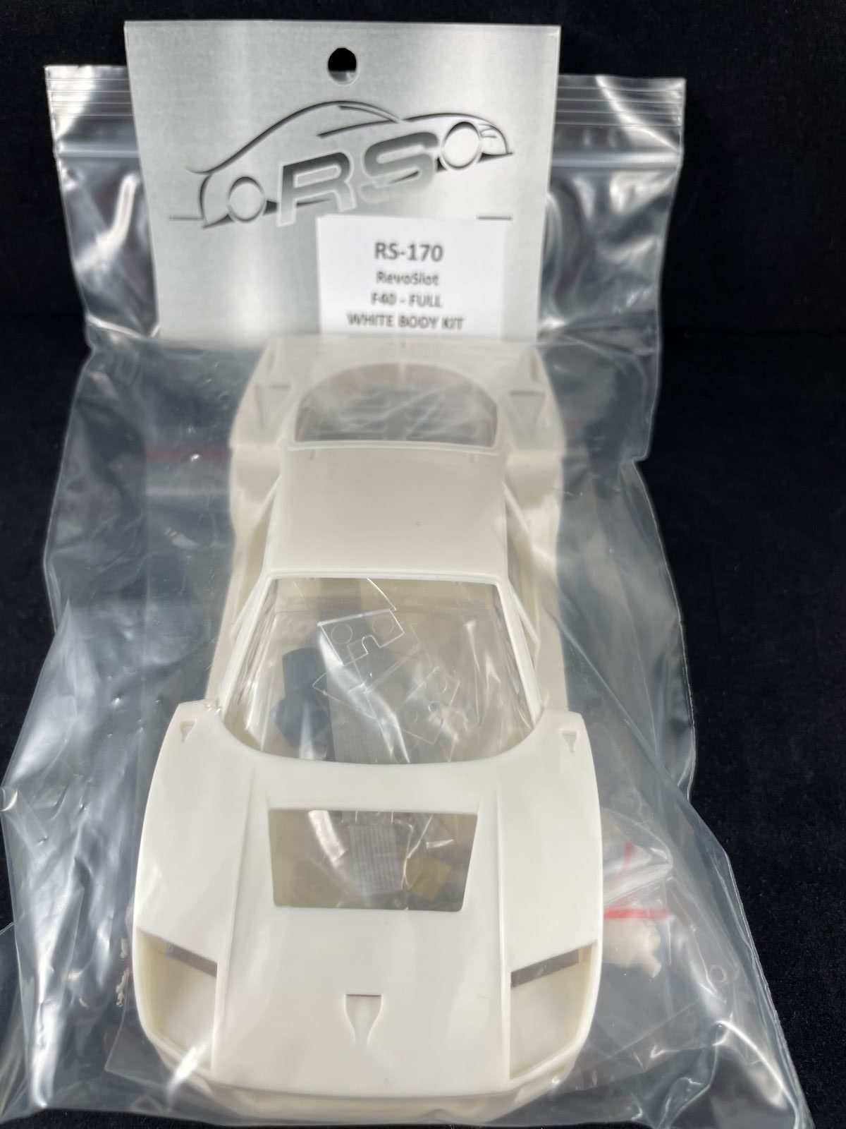 RS170 REVO SLOT FERRARI F40 WHITE BODY KIT