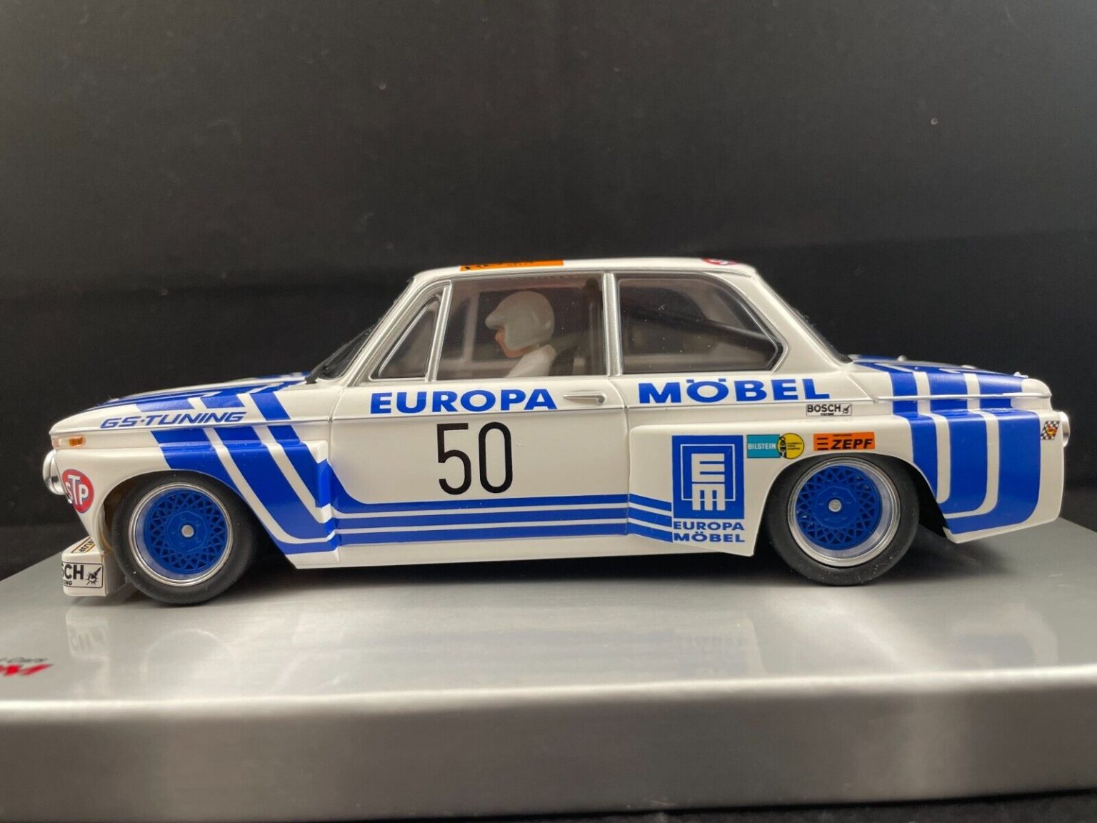 BRM139 BRM BMW 2002 GS TUNING TEAM EUROPA MOBEL 50 124 SCALE SLOT CAR