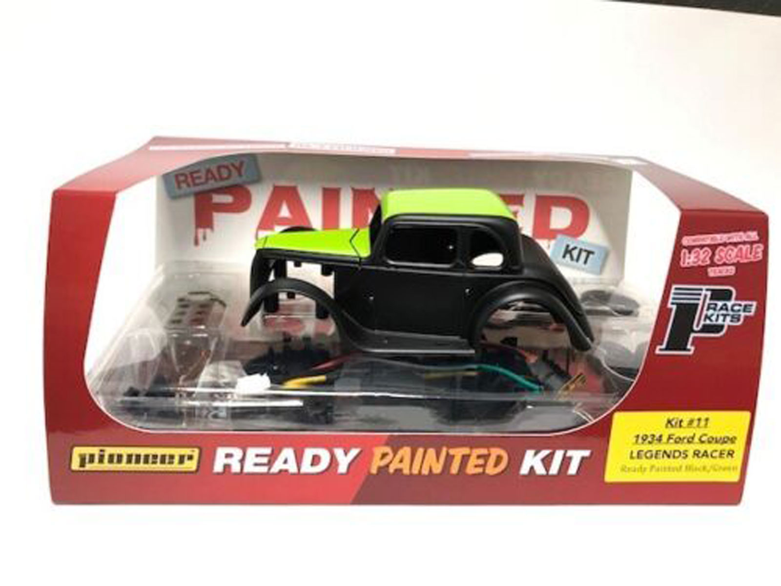 NEW Pioneer P083 Legends Racer 34 Coupe Smokey Slot Car 1/32 DPR FREE US SHIP 