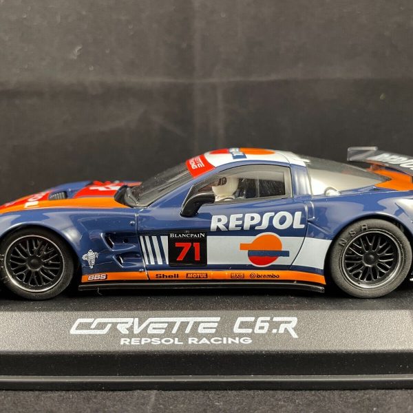 0271SW NSR CORVETTE C6R REPSOL RACING 71 BLUE 132 SCALE SLOT CAR