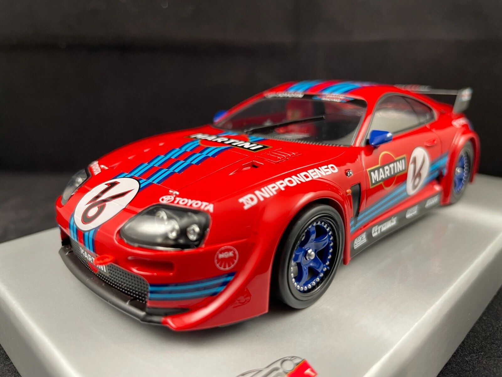 RS0151 REVO SLOT TOYOTA SUPRA MARTINI RACING RED #16 1:32 SCALE SLOT ...