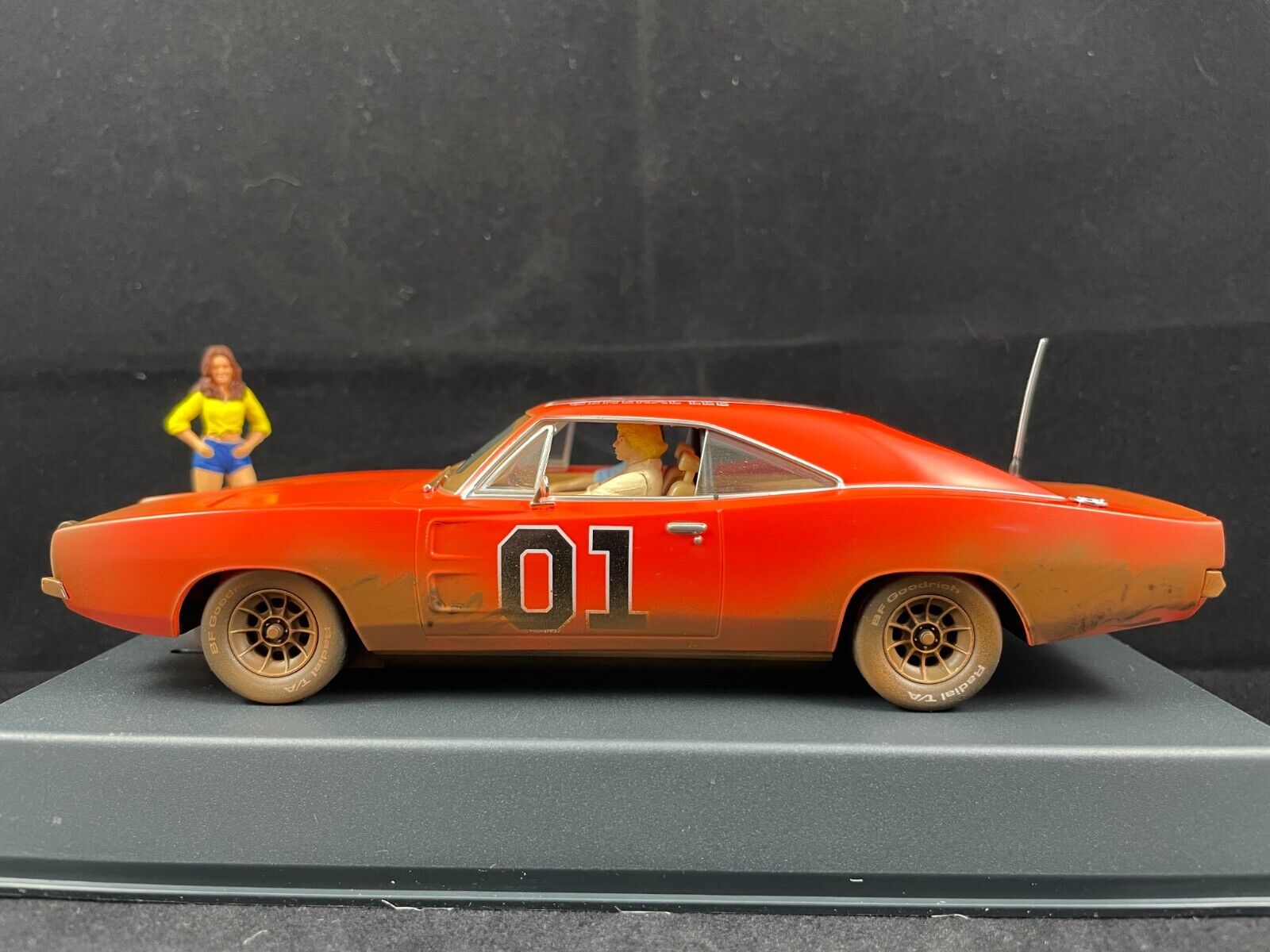 P158 PIONEER GENERAL LEE DODGE CHARGER DIRTY VERSION 1:32 SCALE SLOT CAR -  Bonza Slot Cars and Hobbies