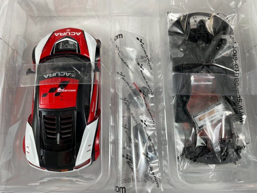 SC-6287C SCALEAUTO NSX GT3 CUP RACING KIT RED / WHITE 1:32 SLOT CAR ...