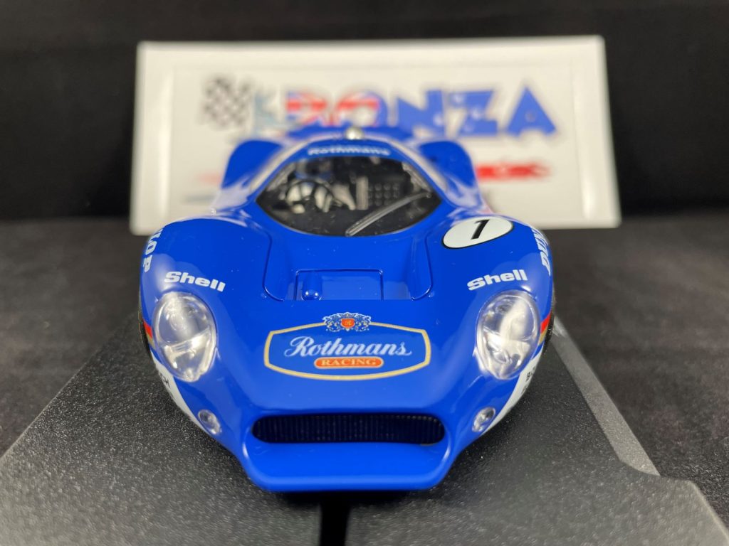 0381SW NSR P68 ROTHMANS LIVERY 1 ALAN MANN BLUE 132 SCALE SLOT