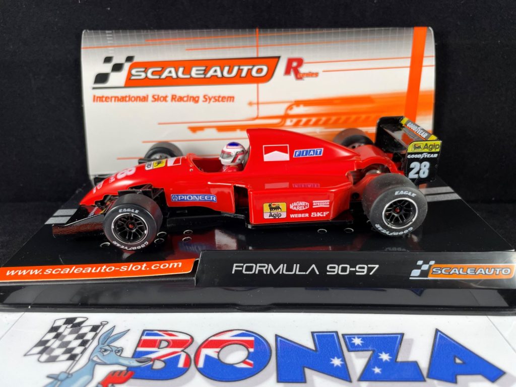 SC-6310 SCALEAUTO F1 FORMULA 90-97 FERRARI JEAN ALESI #28 1:32 SLOT CAR ...