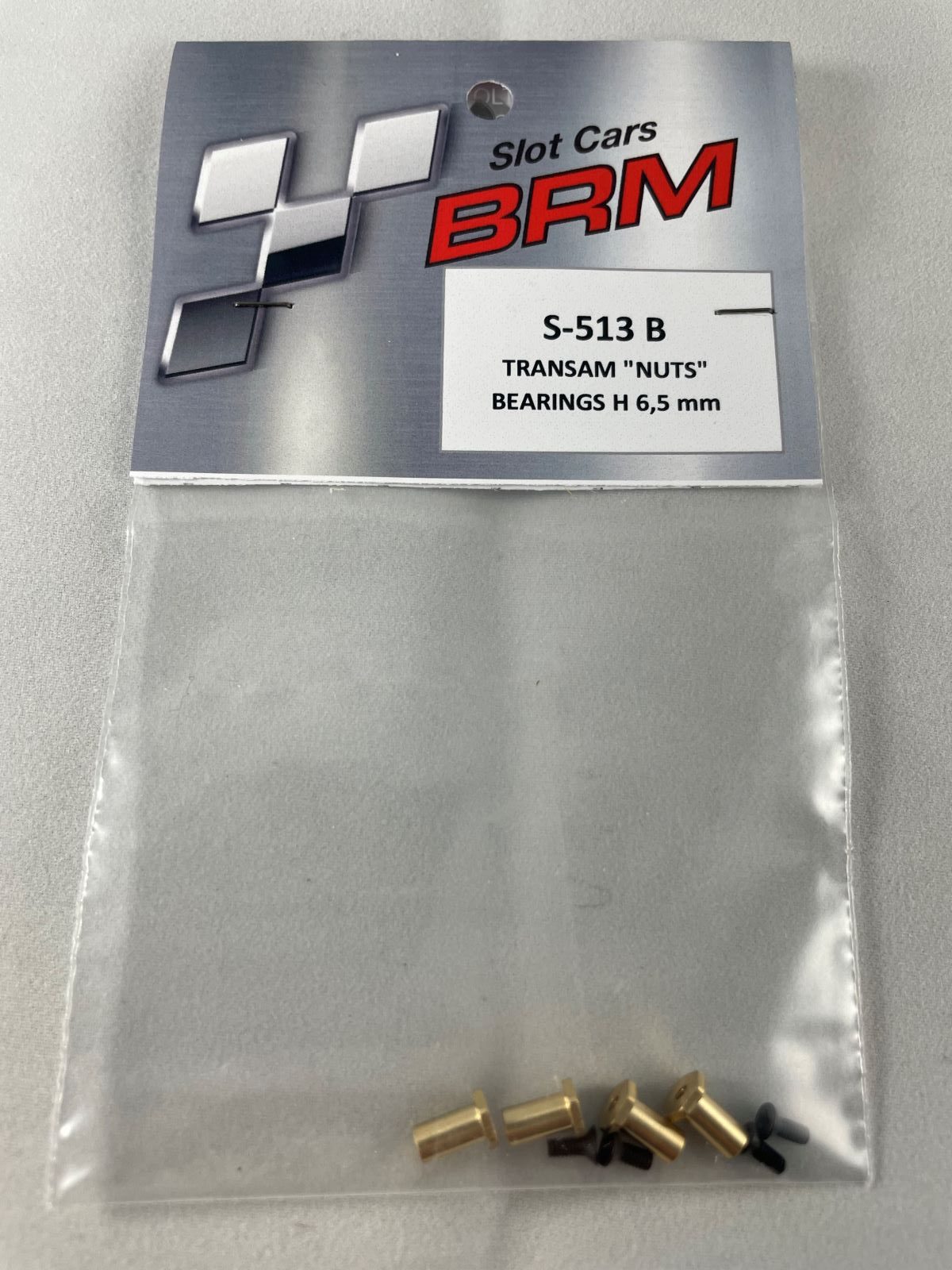 S-513B BRM TRANS AM NUTS BEARINGS H 6.5mm