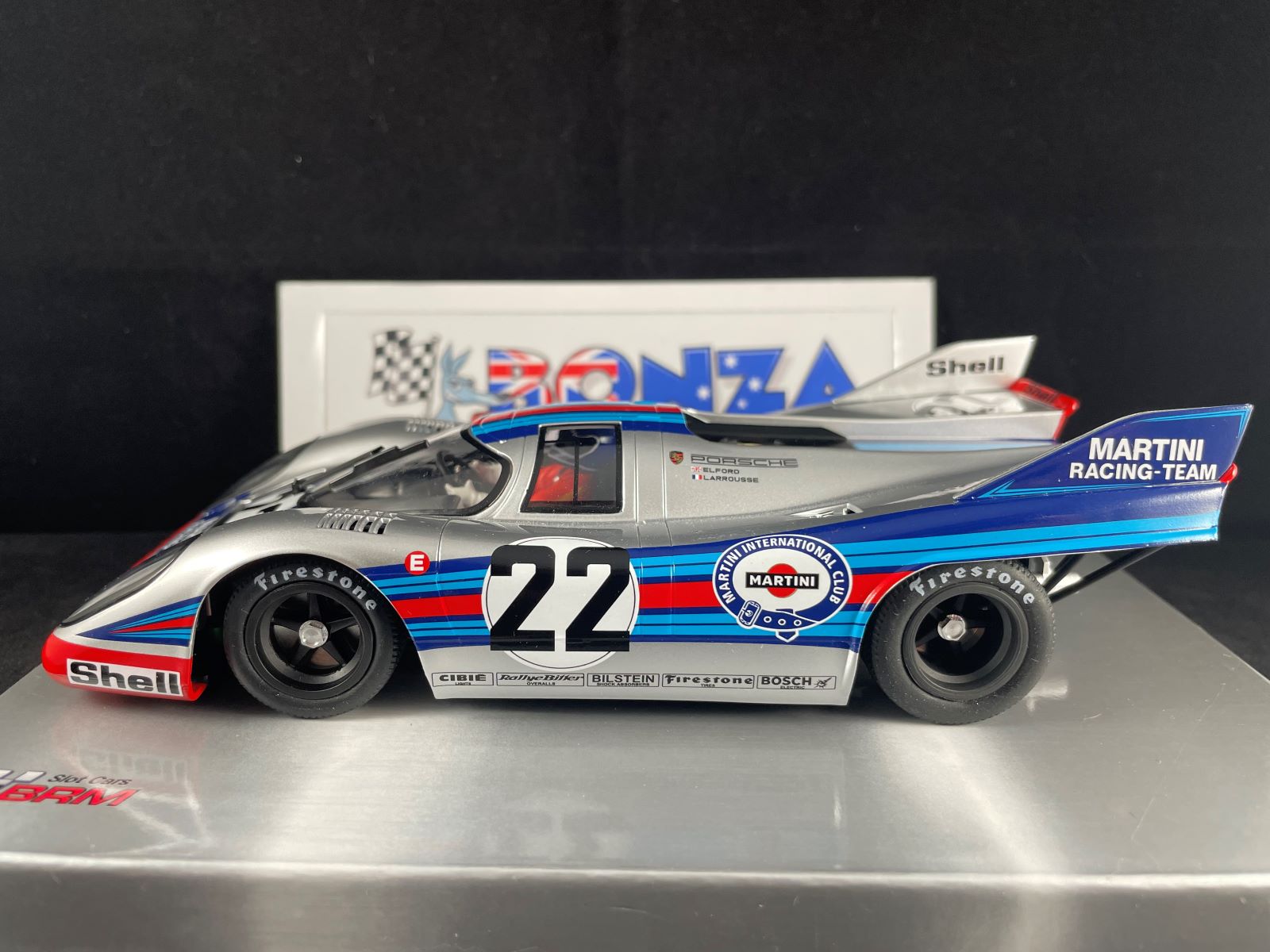 BRM206 BRM PORSCHE 917K MARTINI RACING TEAM #22 1:24 SCALE SLOT CAR