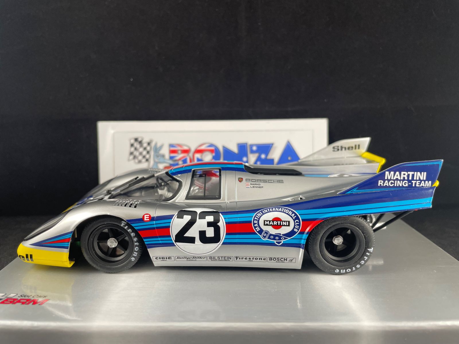 BRM207 BRM PORSCHE 917K MARTINI RACING TEAM #23 1:24 SCALE SLOT CAR