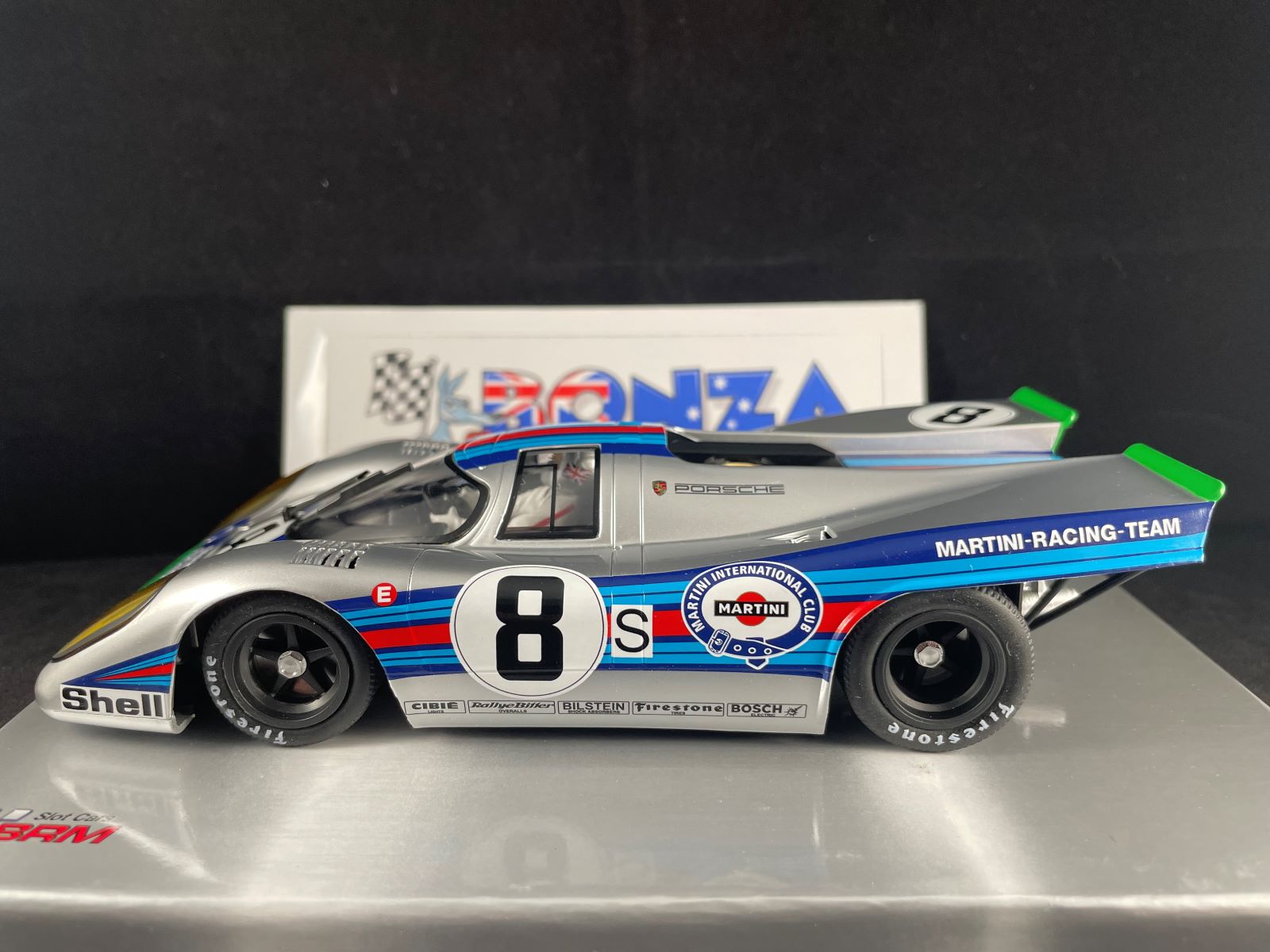 BRM208 BRM PORSCHE 917K MARTINI RACING TEAM #8 1:24 SCALE SLOT CAR