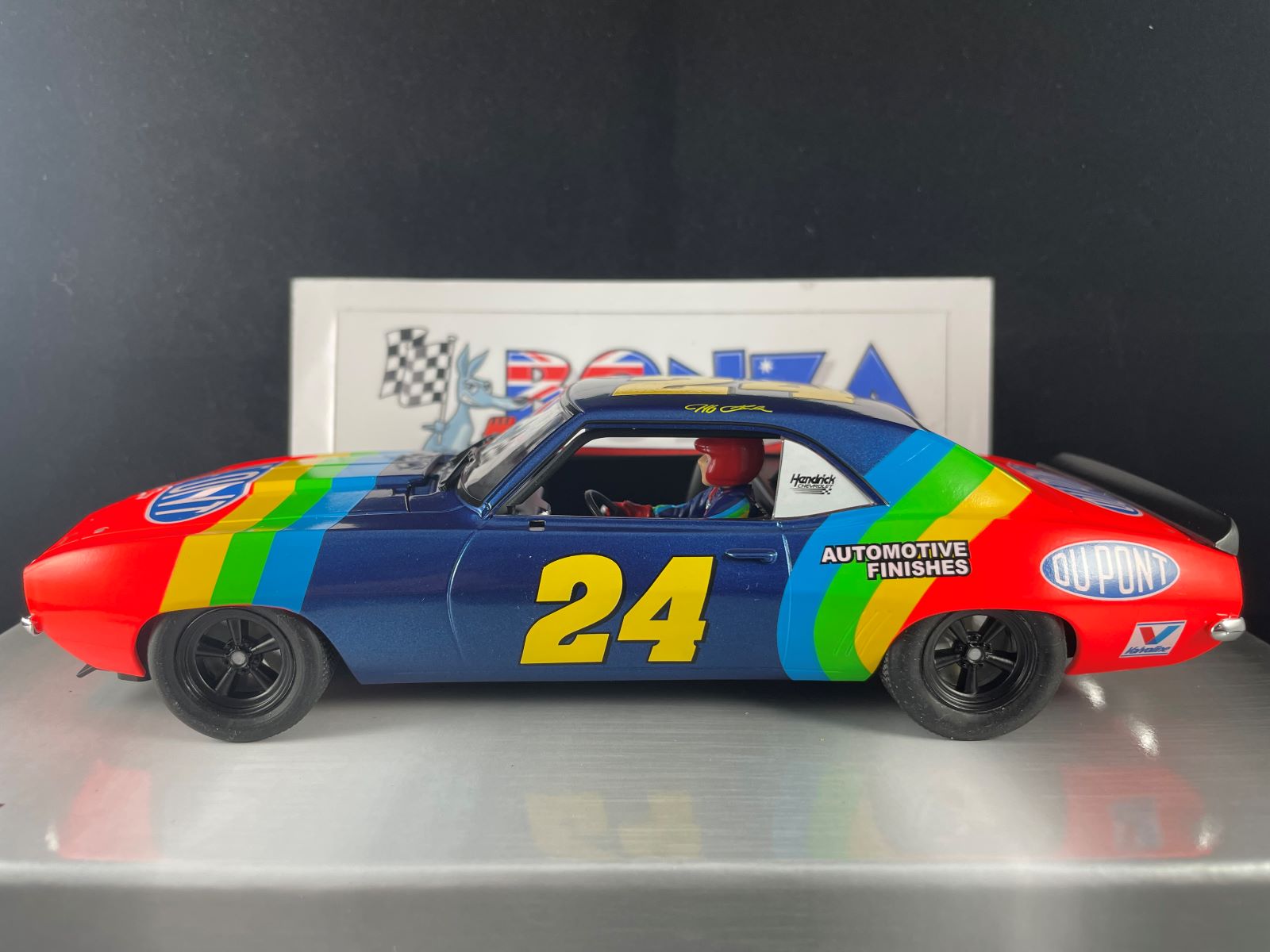 BRM197 BRM CAMARO Z28 DUPONT #24 JEFF GORDON 1:24 SCALE SLOT CAR