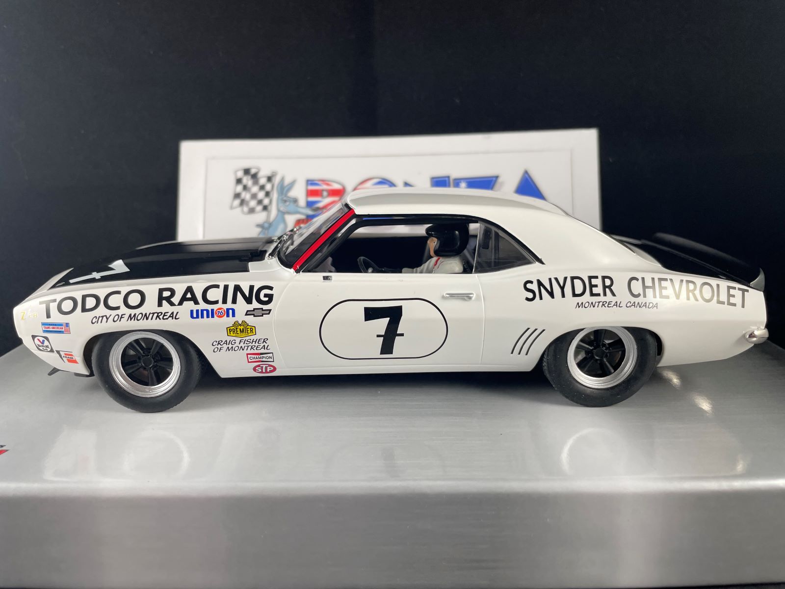 BRM198 BRM CAMARO Z28 TODCO RACING #7  1:24 SCALE SLOT CAR