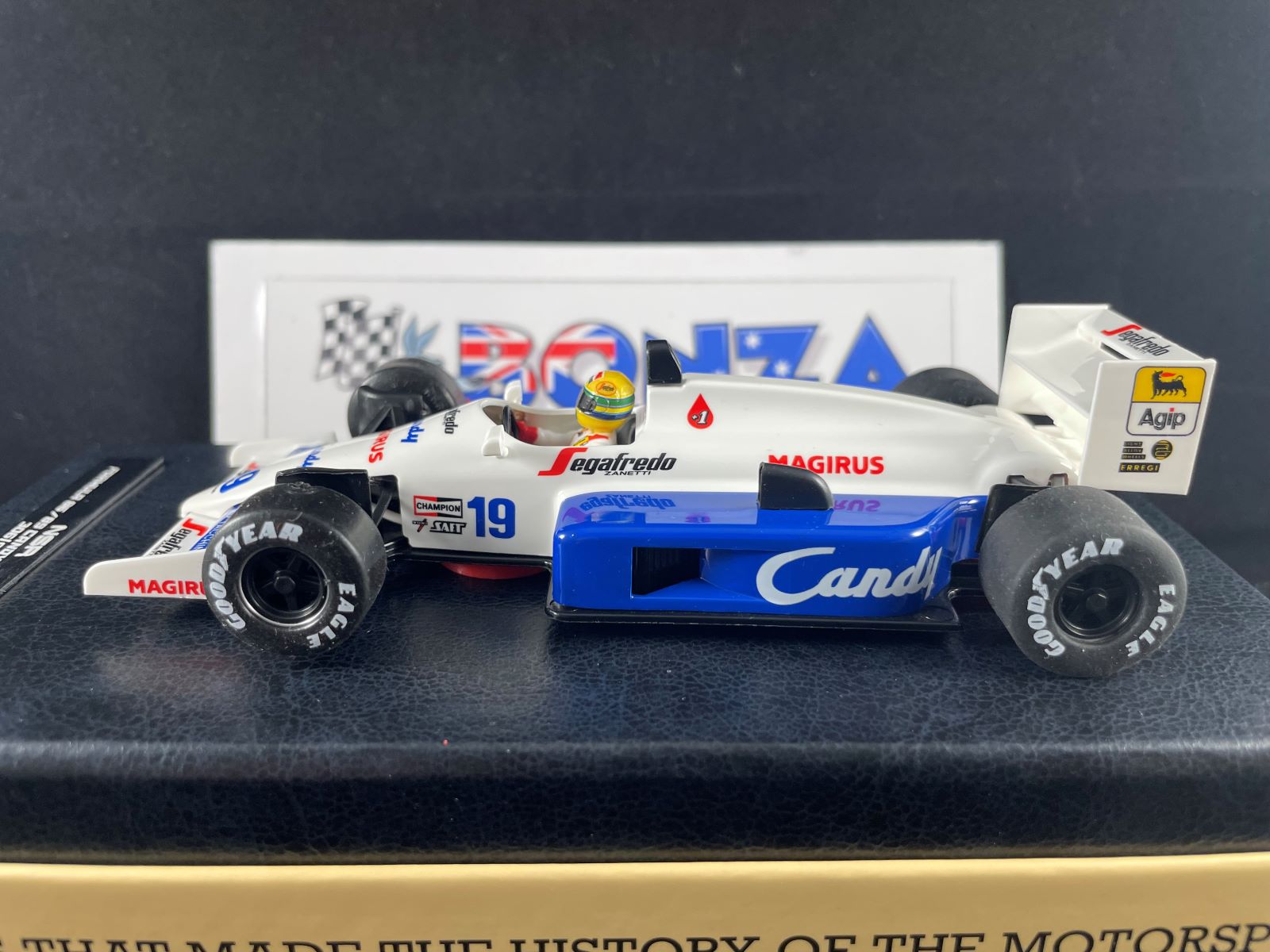 HL09 NSR HISTORIC LINE F1 86/89 CANDY #19 AYRTON SENNA 1:32 SLOT CAR