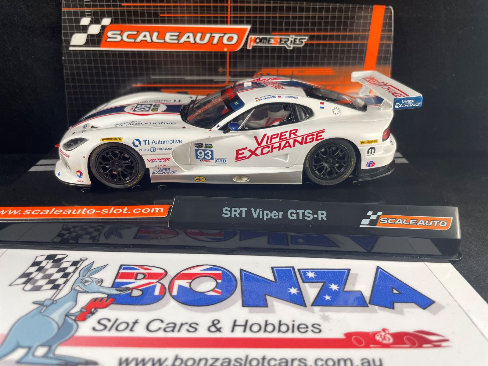 SC6146 SCALEAUTO HOME SERIES DODGE VIPER SRT GTS-R VIPER EXCHANGE #93 1:32 SLOT CAR