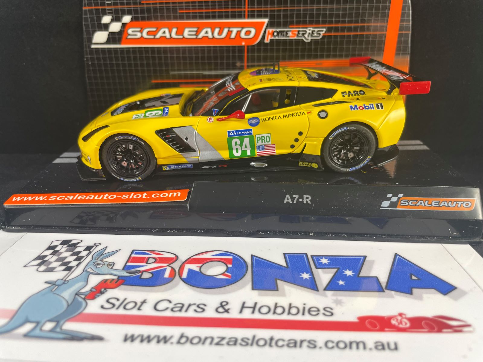 SC6224 SCALEAUTO HOME SERIES CCORVETTE A7R #64 1:32 SLOT CAR