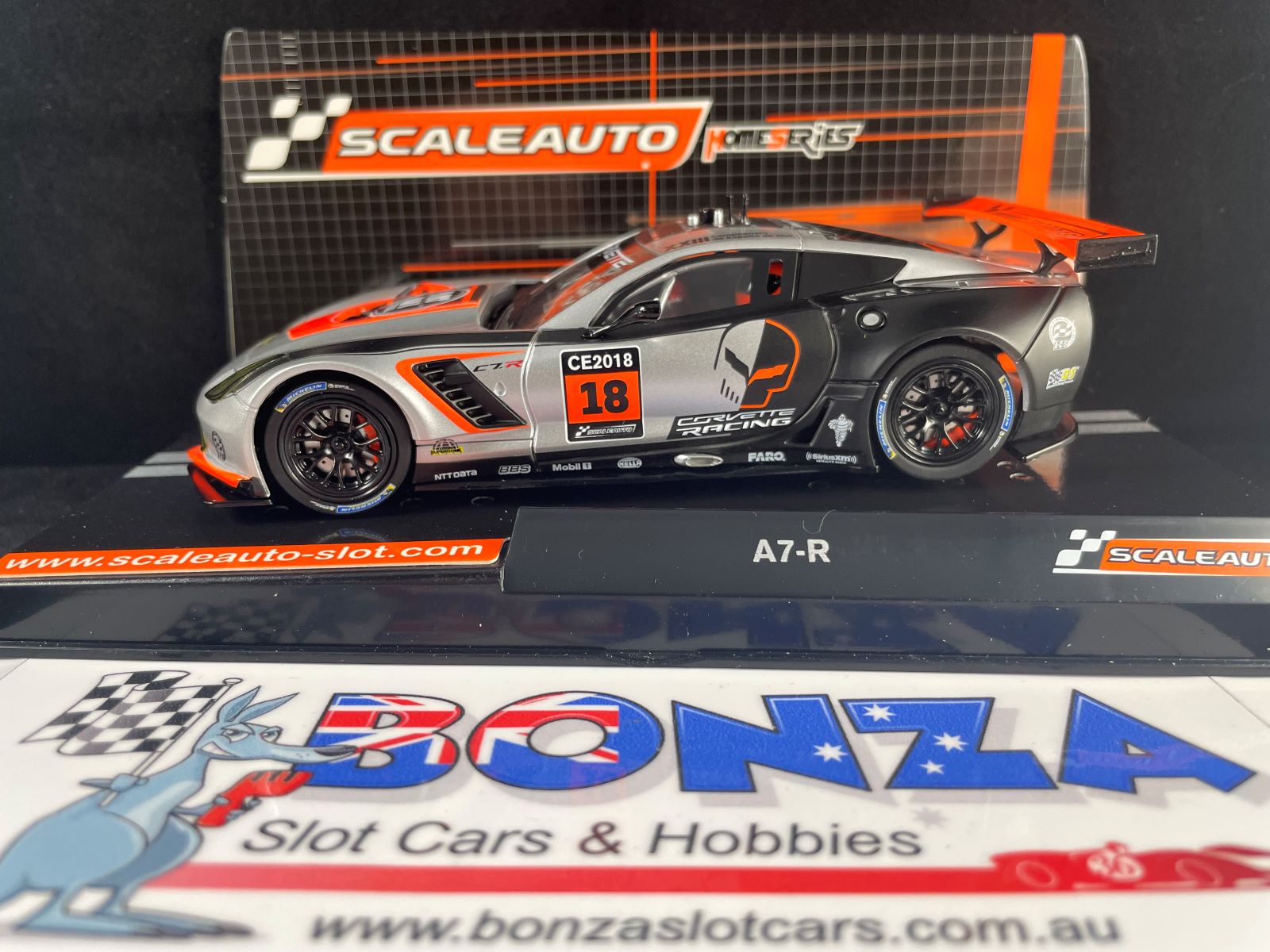 SC6230 SCALEAUTO HOME SERIES CCORVETTE A7R SLOT FESTIVAL #18 1:32 SLOT CAR