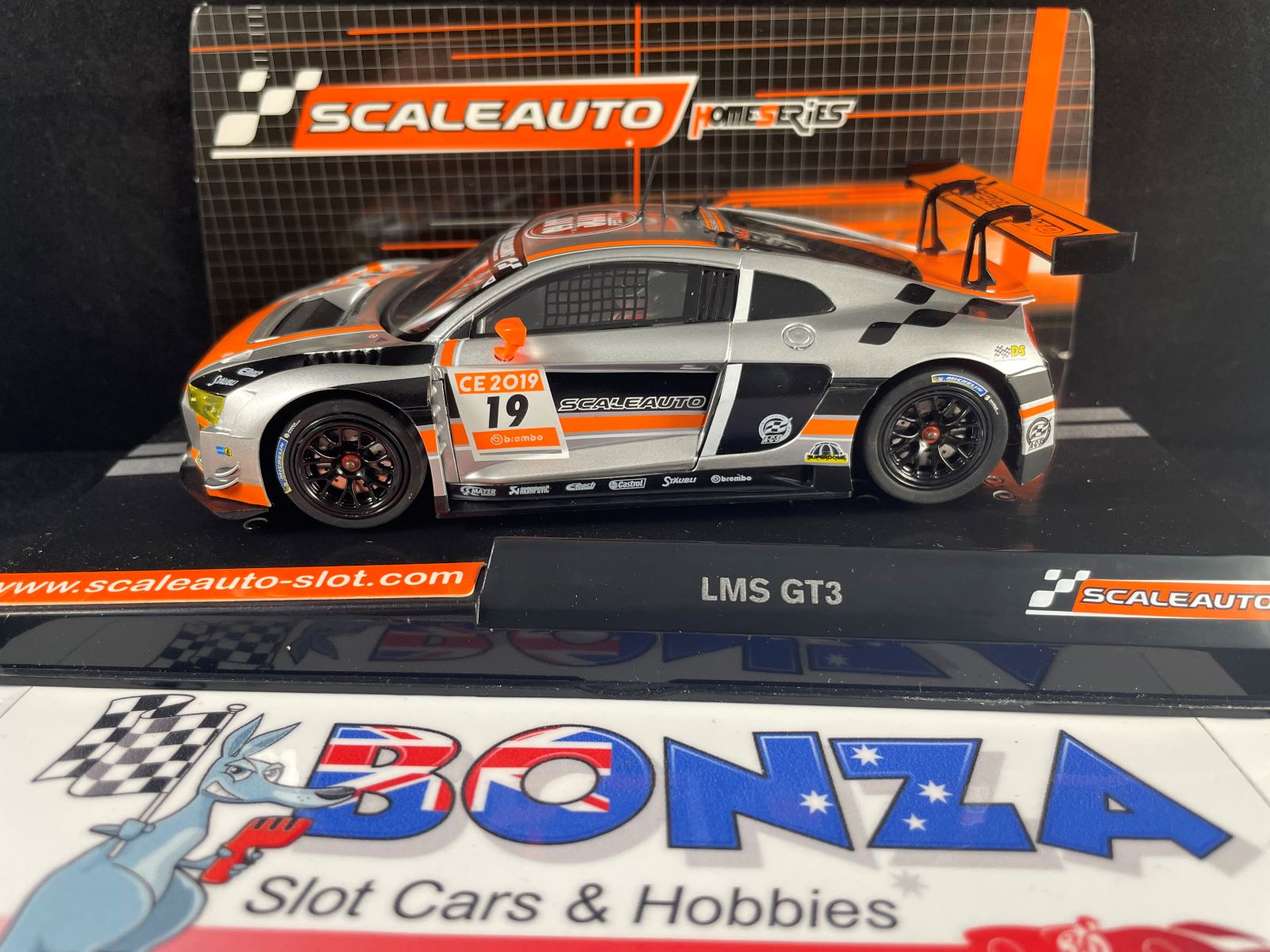 SC6234 SCALEAUTO HOME SERIES AUDI R8 GT3 LMS SLOT FESTIVAL 219 #19  1:32 SLOT CAR
