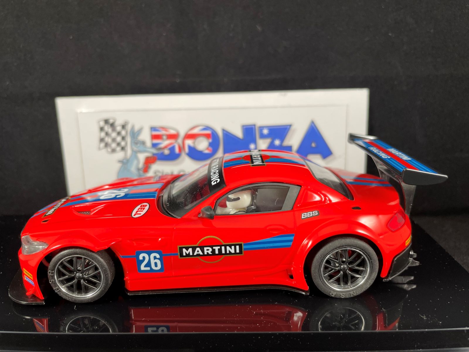 0602SW NSR BMW Z4 GT3 MARTINI RACING RED #26 1:32 SLOT CAR