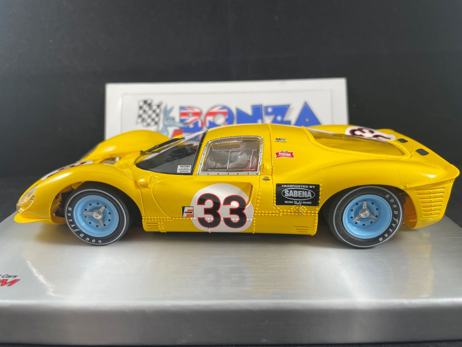 BRM203 BRM FERRARI 412P ECURIE FRANCOCHAMPS #33 1:24 SCALE SLOT CAR