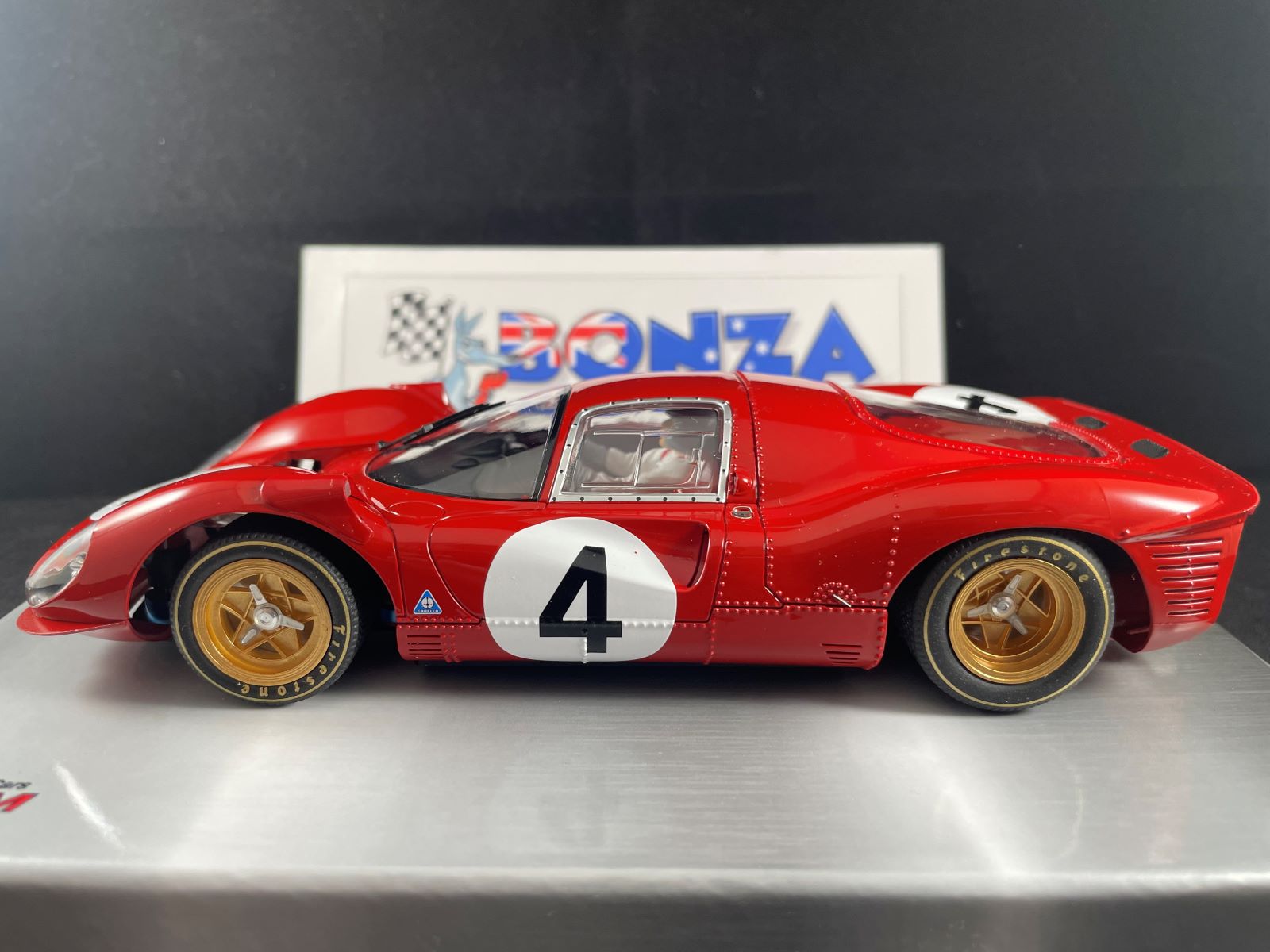 BRM204 BRM FERRARI 330 P4 MONZA #4 1:24 SCALE SLOT CAR