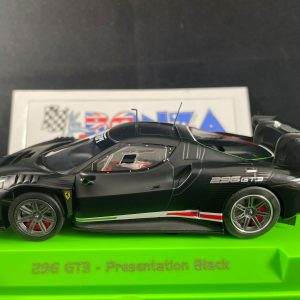 52303 AVANT SLOT FERRARI 296 GT3 PRESENTATION BLACK 1:32 SCALE SLOT CAR