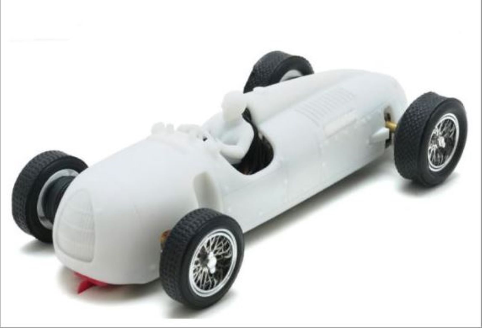 SC7140 SCALEAUTO AUTO UNION C GP124 D7 WHITE KIT 1:24 SCALE SLOT CAR