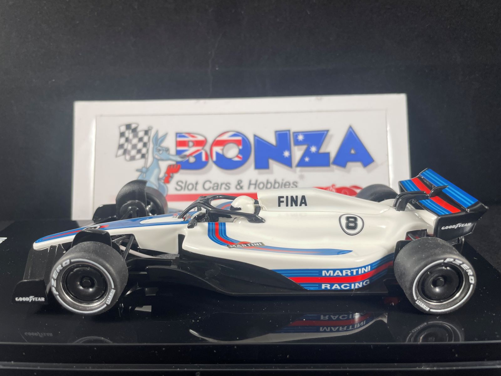 0621IL NSR F1 F22/26 MARTINI RACING WHITE #8 1:32 SLOT CAR