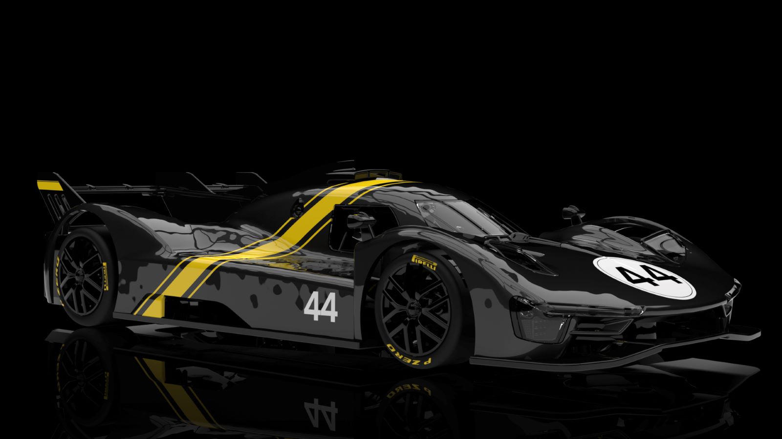 PRE ORDER DUE JULY 2026 0625SW NSR HYPERCAR BLACK #44 1:32 SLOT CAR