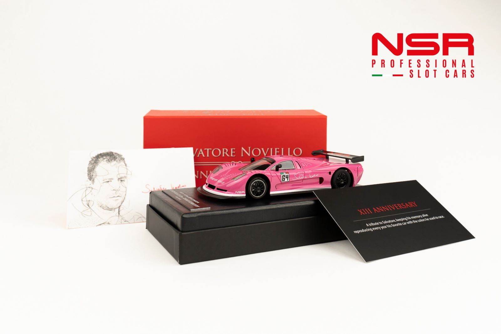 PRE ORDER DUE APRIL 2026 SET23IL5 NSR MOSLER MT900R 13TH ANNIVERSARY CAR 1:32 SLOT CAR