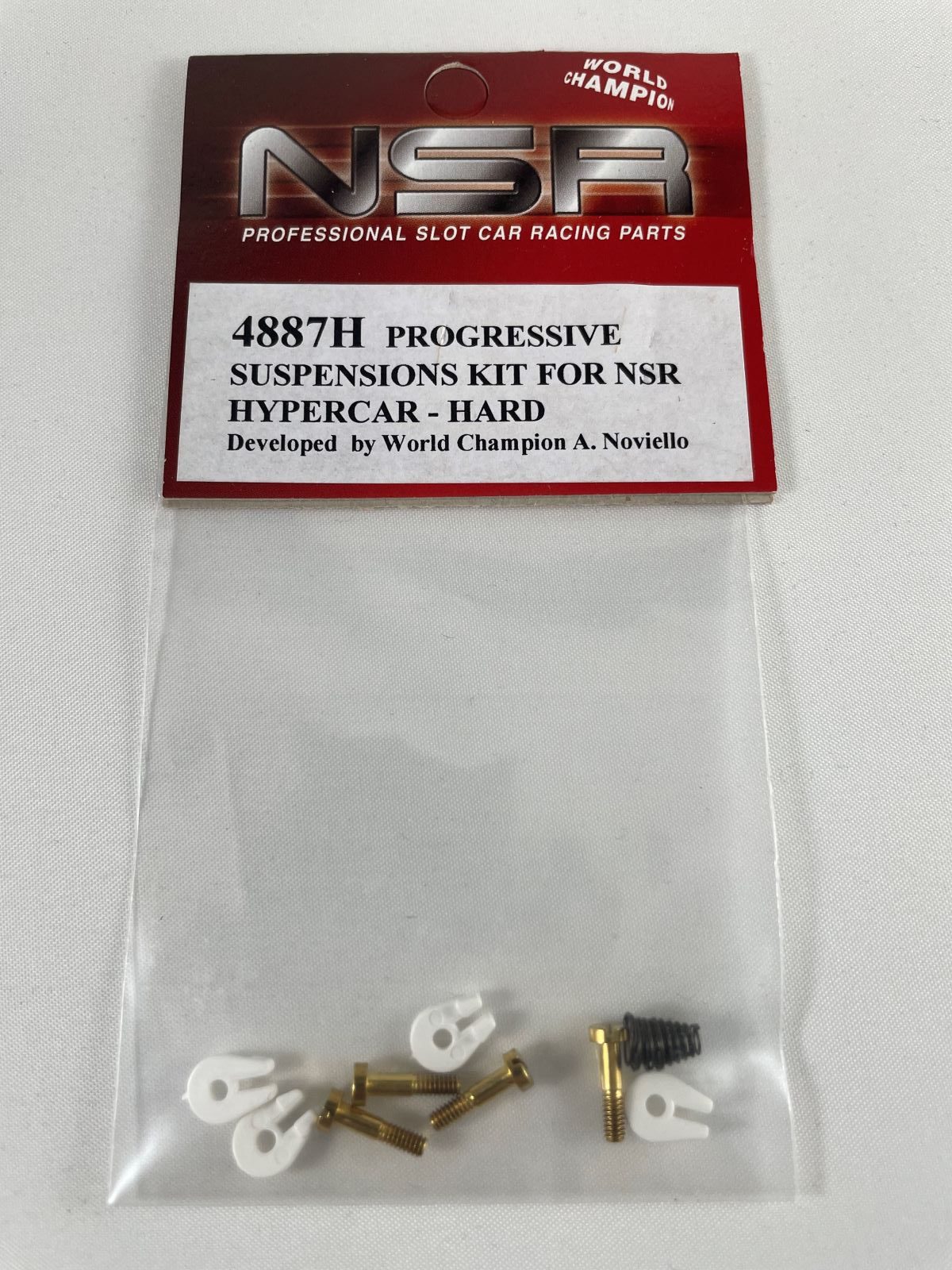 4887H NSR PROGRESSIVE SUSPENSION KIT FOR NSR HYPERCAR HARD  1:32 SCALE