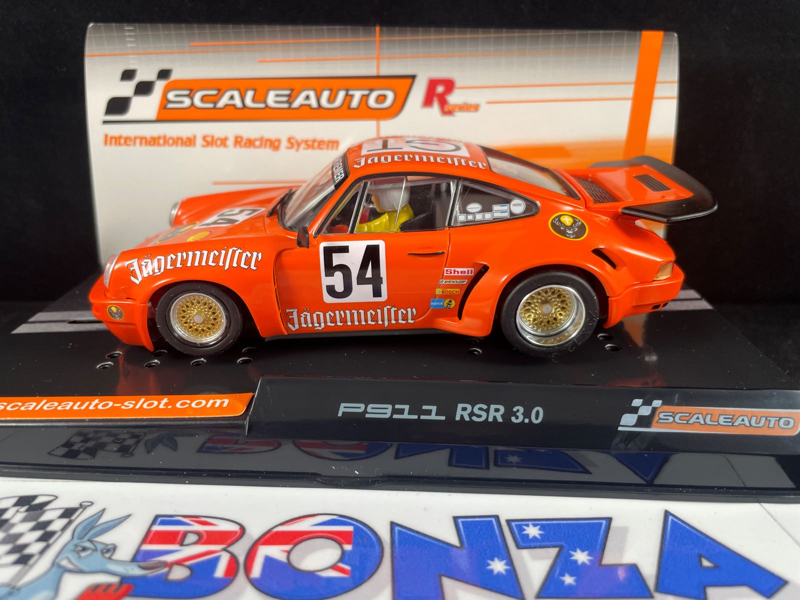 SC6122R SCALEAUTO PORSCHE 911 RSR 3.0 JAGERMEISTER #54   1:32 SLOT CAR