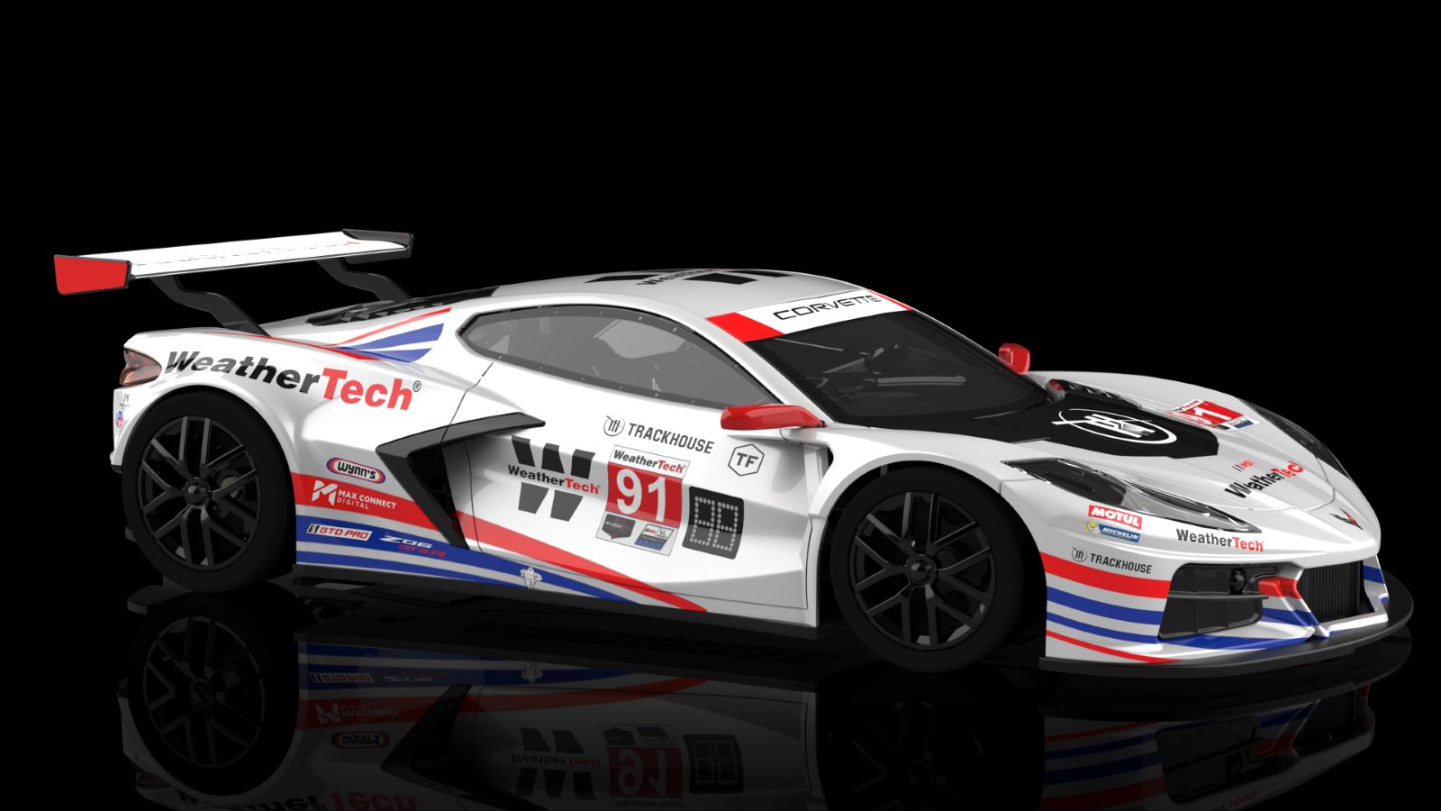 PRE ORDER DUE OCTOBER 2026 0655SW NSR CORVETTE C8R WEATHERTECH #91 1:32 SLOT CAR