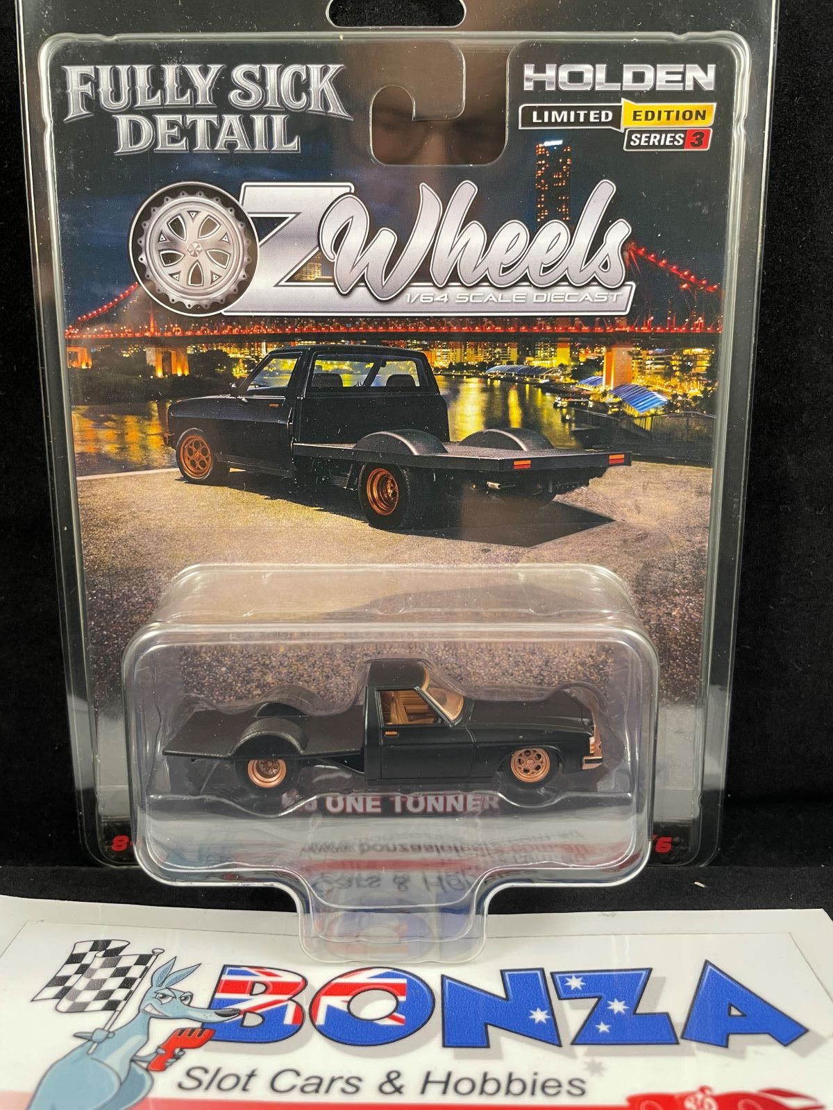 OZWHEELS 1974 HOLDEN HL ONE TONNER FULLY SICK DETAIL LTD ED SERIES 3  1:64 SCALE DIECAST MODEL CAR