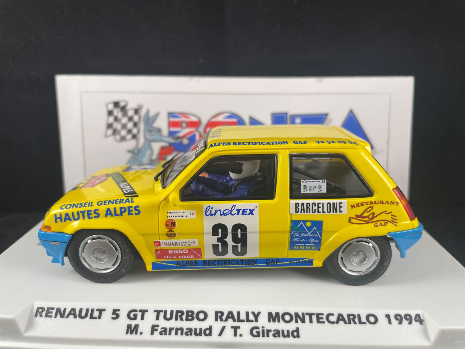 E2107 FLY RENAULT 5 GT TURBO HAUTES ALPES #39 1:32 SLOT CAR