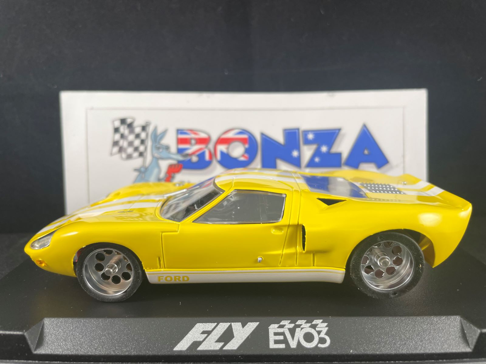 R2006R2 FLY EVO FORD GT40 YELLOW 1:32 SLOT CAR