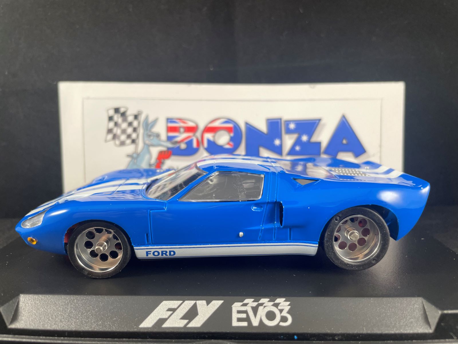 R2006R3 FLY EVO FORD GT40 BLUE 1:32 SLOT CAR