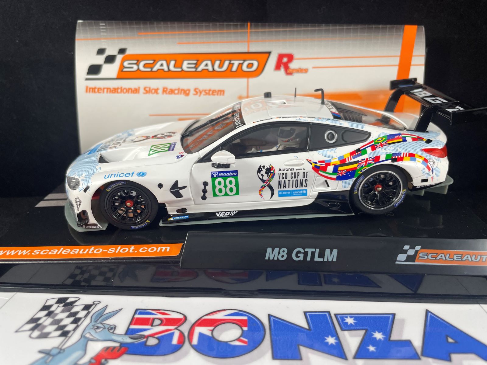 SC6431R SCALEAUTO BMW M8 GTLM WILLIAMS E-SPORT #88  1:32 SLOT CAR
