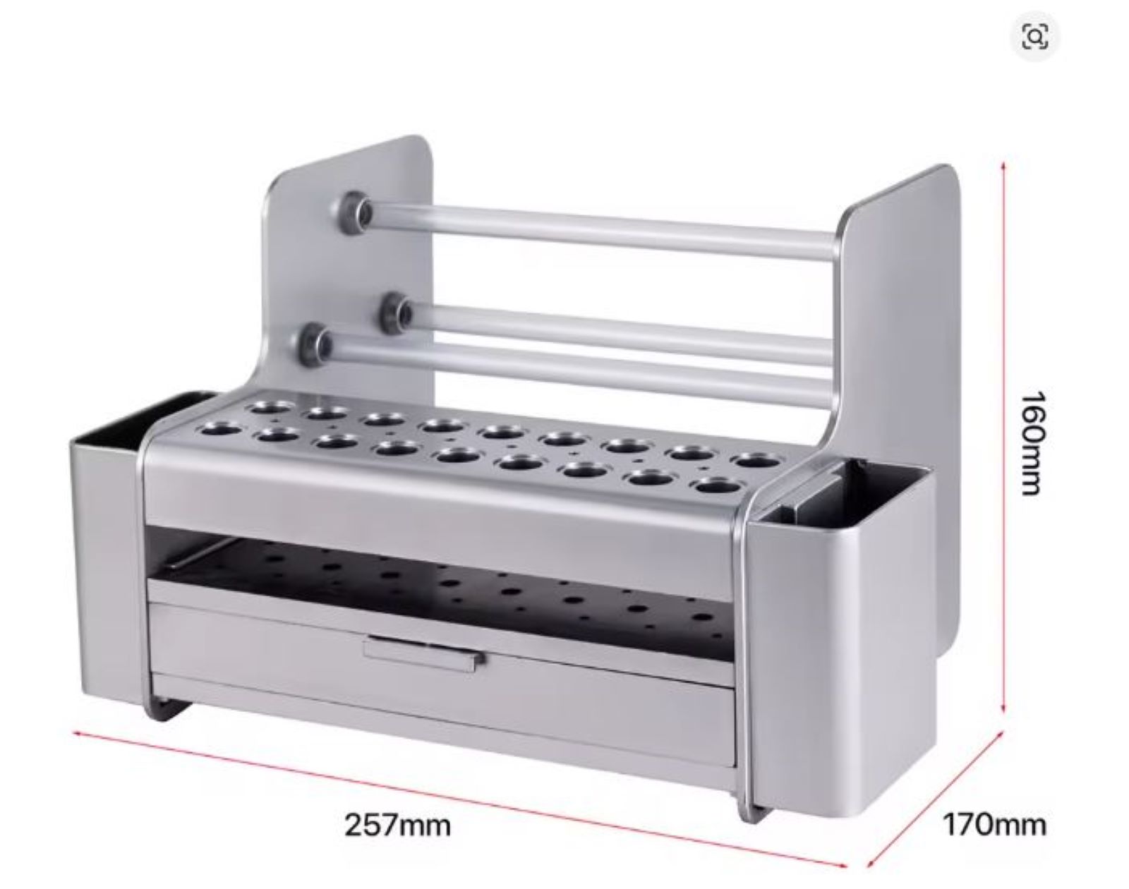 MINI SCREWDRIVER / TOOL STORAGE RACK & MULTIFUNCTIONAL ORGANIZER