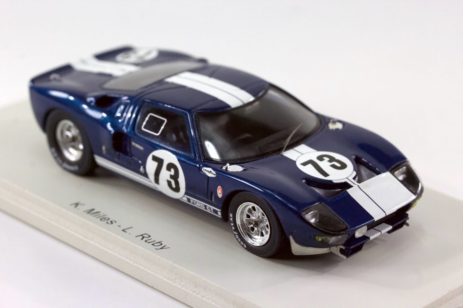 PRE ORDER DUE JANUARY 2027 0652SW NSR FORD GT40 DAYTONA 1965 KEN MILES #73 1:32 SLOT CAR