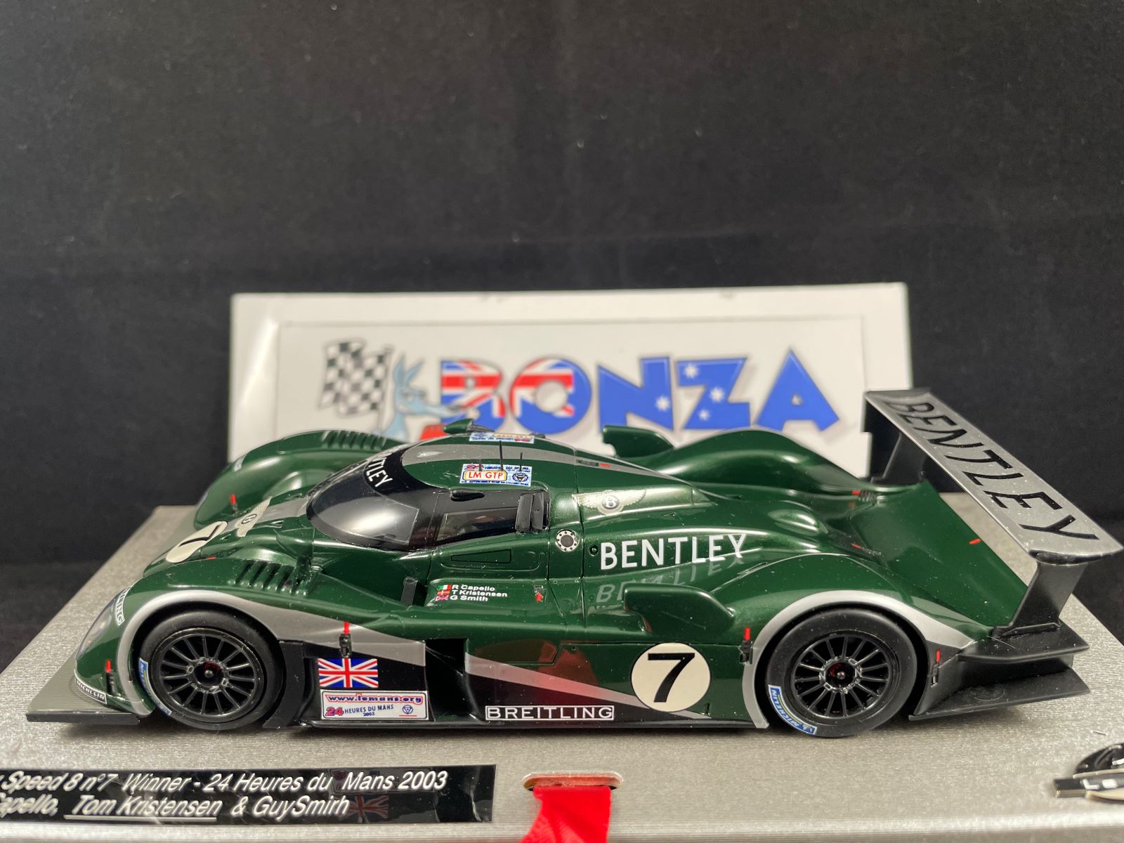 132017EVO/7M LE MANS MINIATURES BENTLEY EXP SPEED 8 #7 1:32 SCALE SLOT CAR