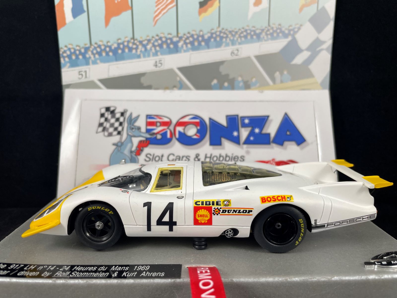 132031EVO/14M LE MANS MINIATURES PORSCHE 917LH #14 1:32 SCALE SLOT CAR