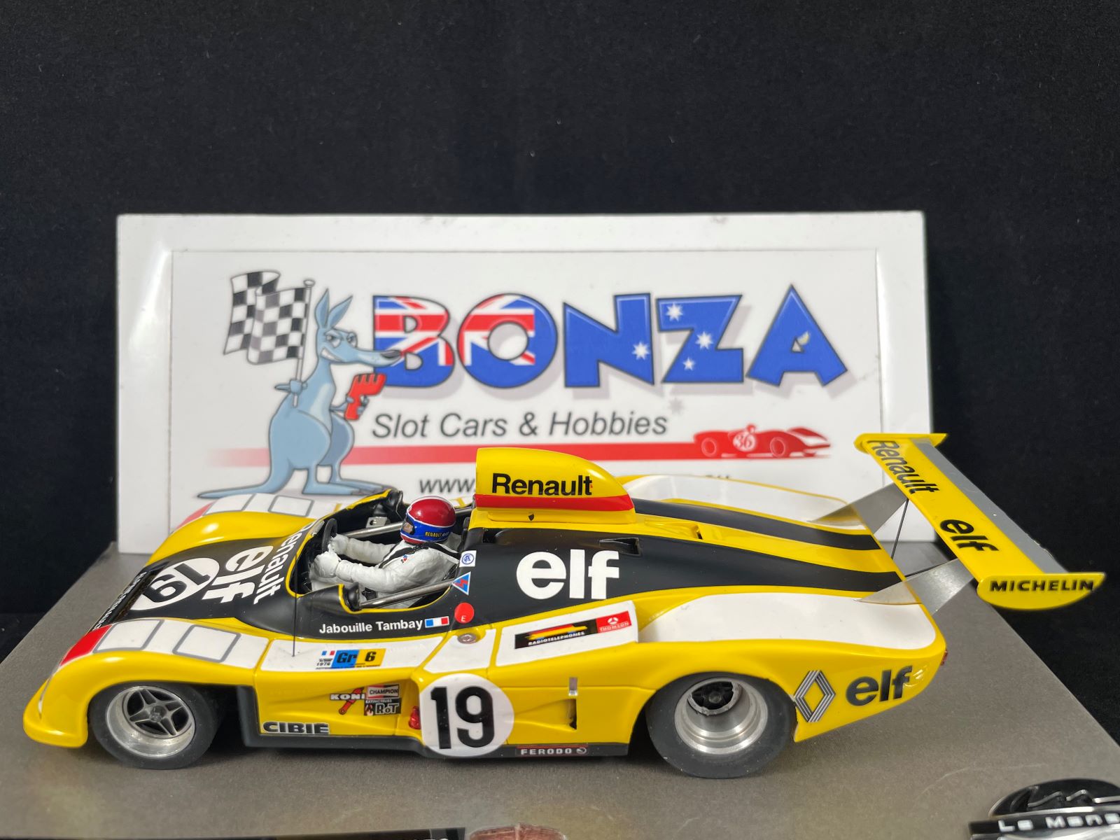132076M LE MANS MINIATURES RENAULT  ALPINE A442 #19 LE MANS 1976 1:32 SCALE SLOT CAR