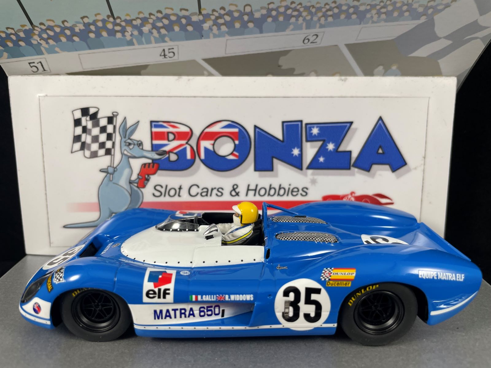 132082/35M LE MANS MINIATURES MATRA 650 #35 LE MANS 1969 1:32 SCALE SLOT CAR