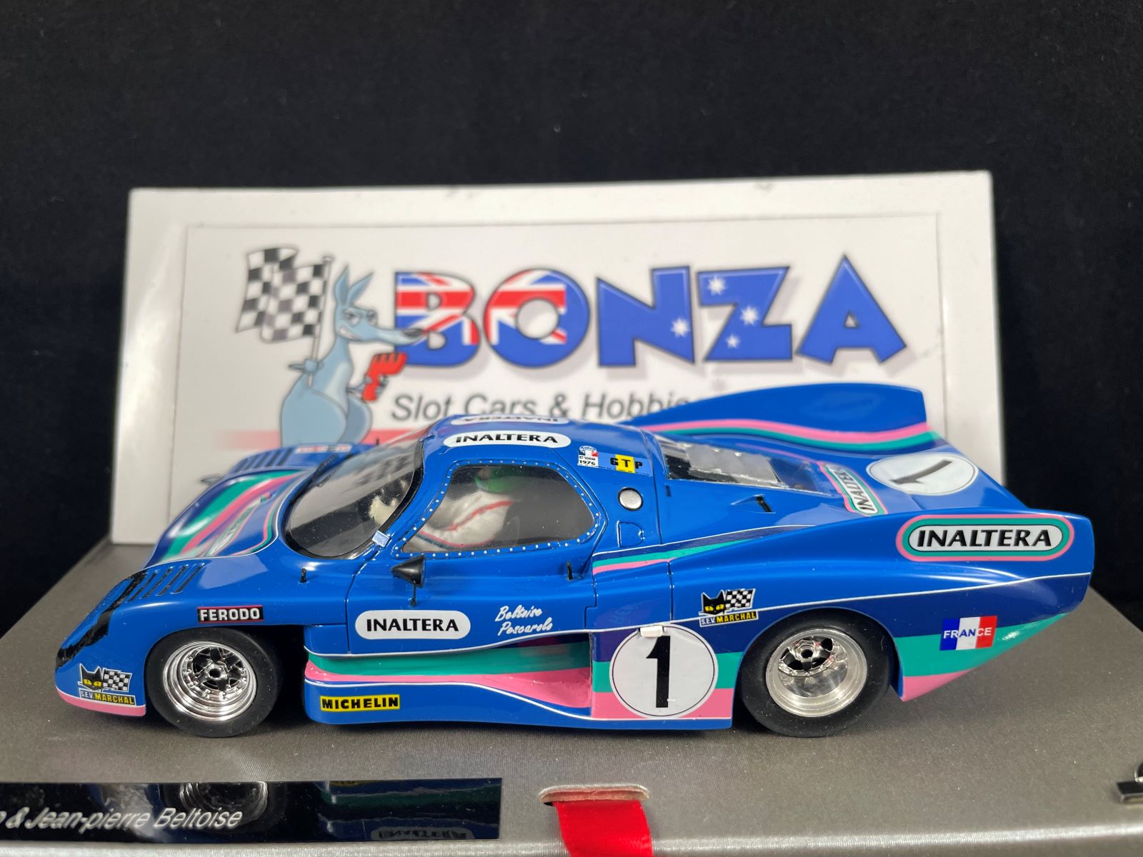 132088/1M LE MANS MINIATURES INALTERA GT #1 LE MANS 1976 1:32 SCALE SLOT CAR