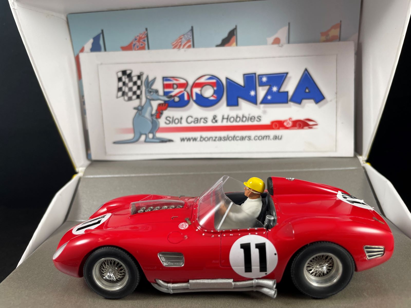 132091/11M LE MANS MINIATURES FERRARI TR60 #11 LE MANS 1960 1:32 SCALE SLOT CAR