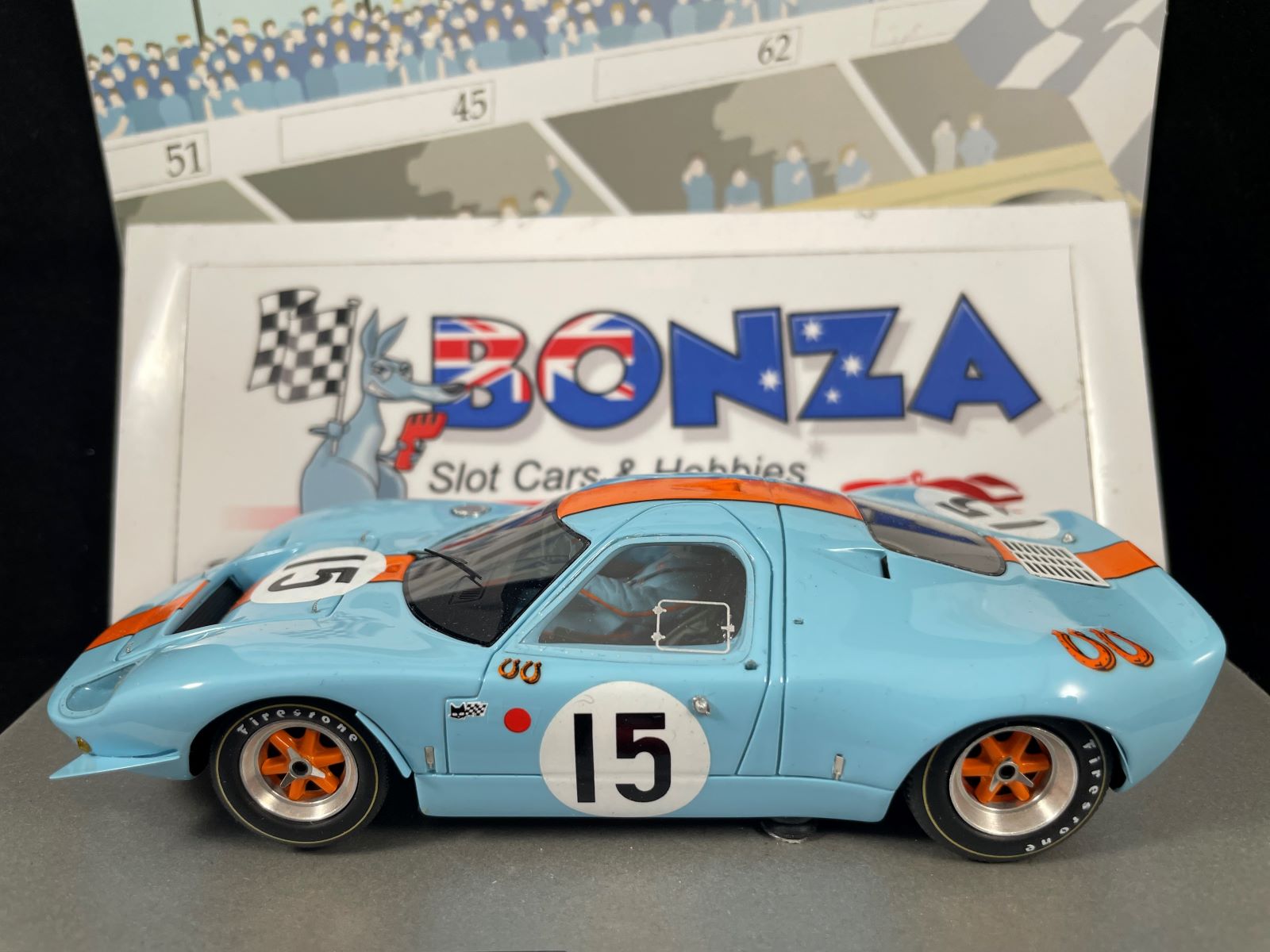 132098/15M LE MANS MINIATURES MIRAGE M1 GULF #15 LE MANS 1967  1:32 SCALE SLOT CAR
