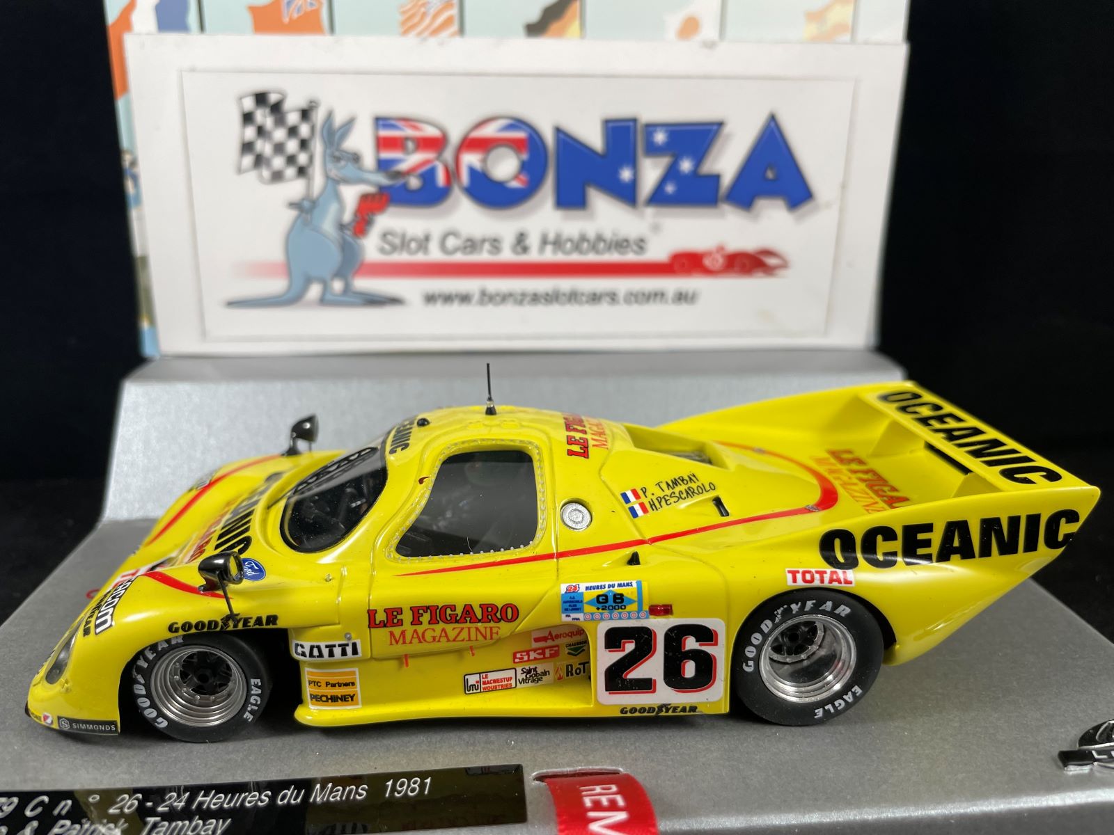 132103/26M LE MANS MINIATURES RONDEAU M379 #26 LE MANS 1981 1:32 SCALE SLOT CAR